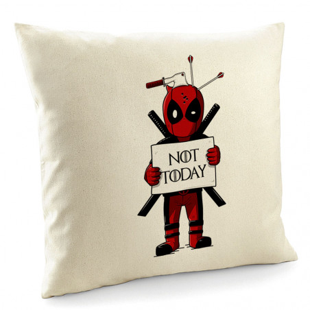 Coussin "Deadpool - Not Today"