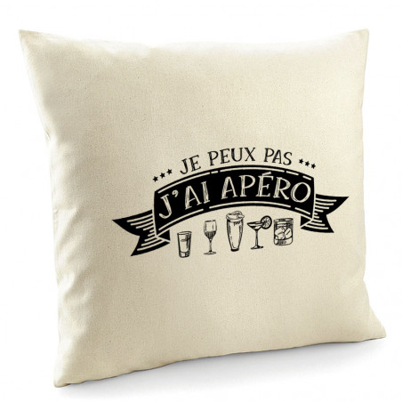 Coussin "J'ai apéro"