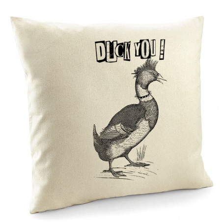 Coussin "Duck You"