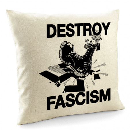 Coussin "Destroy Fascism"