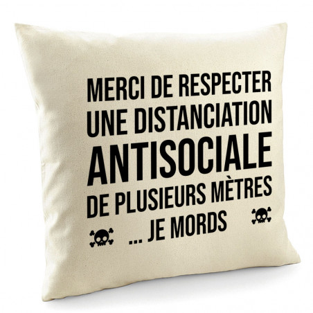 Coussin "Distanciation...