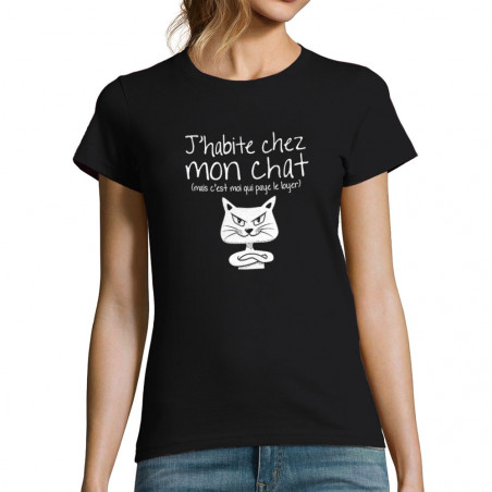 T-shirt femme "J'habite...