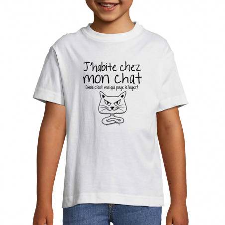 T-shirt enfant "J'habite...