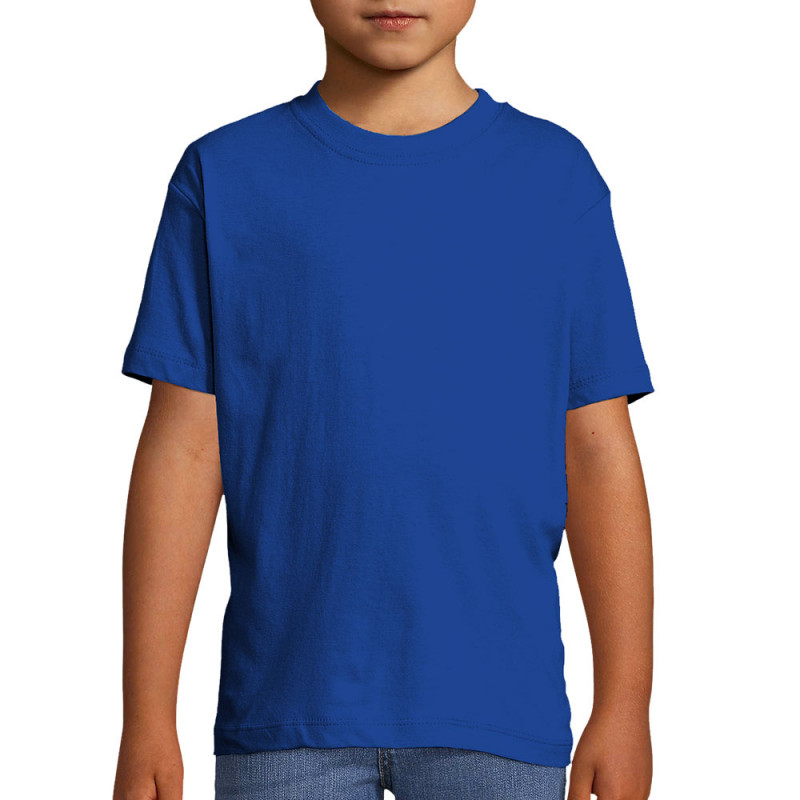 T-shirt enfant bleu royal Personnalisation (Divers)