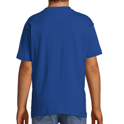 T-shirt enfant bleu royal Personnalisation (Divers)