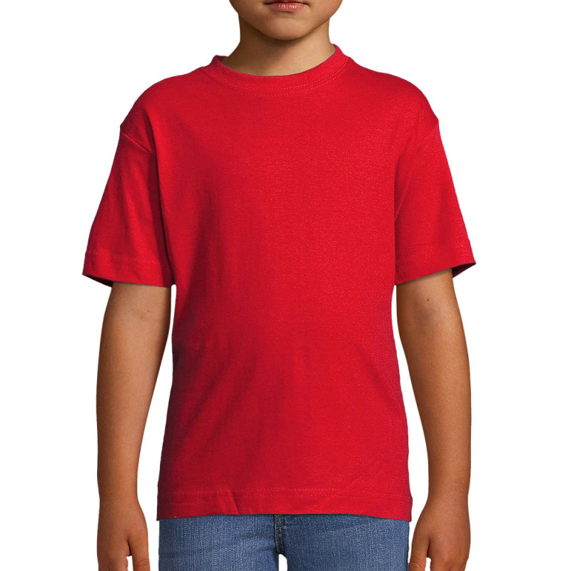 T-shirt enfant rouge Personnalisation (Divers)