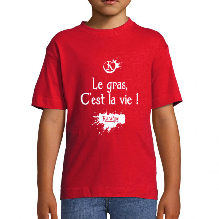 T-shirt enfant "Le gras...
