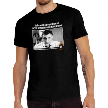 Tee-shirt homme noir Une polonaise (Films/Séries,Les Tontons Flingueurs)