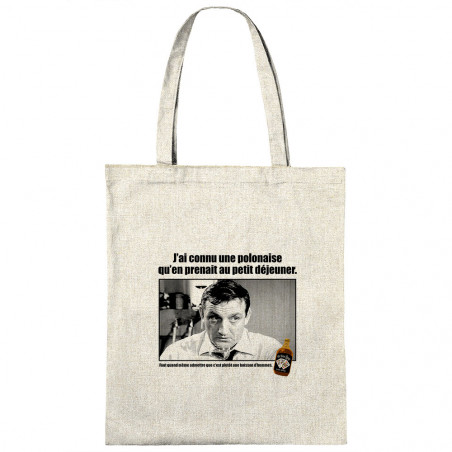 Sac shopping en toile naturel Une polonaise (Films/Séries,Les Tontons Flingueurs)