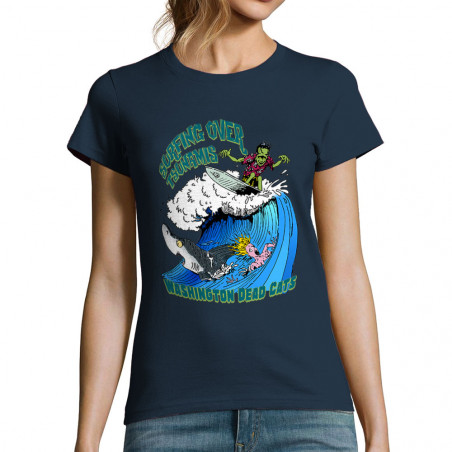 T-shirt femme "Surfing Over...