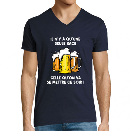 T-shirt homme col V "Une...
