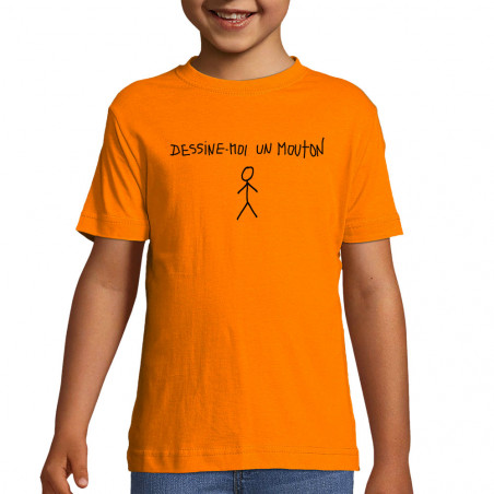 T-shirt enfant "Dessine moi...