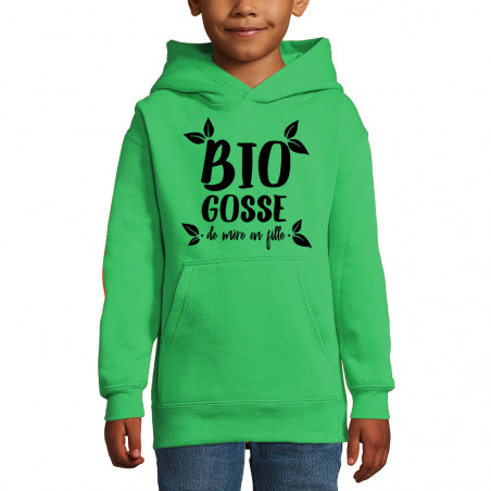 Sweat enfant à capuche "Bio...