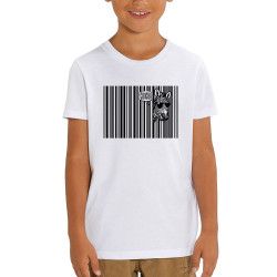 T-shirt enfant coton bio blanc Coucou (Gondrax,Animaux,Humour)