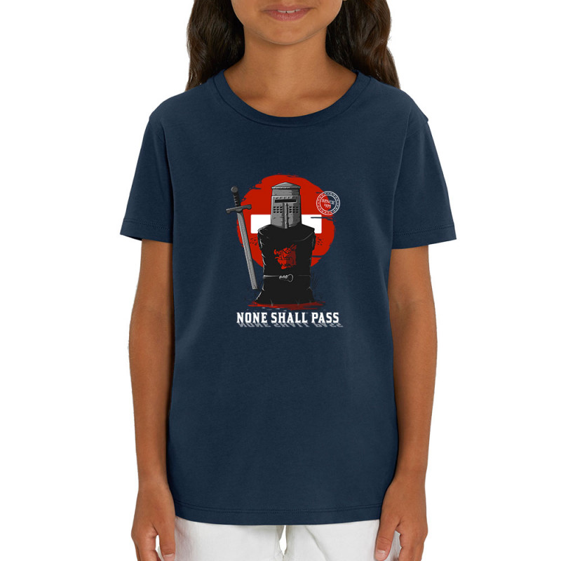 T-shirt enfant coton bio bleu marine None Shall Pass (Le Duc,Films/Séries)