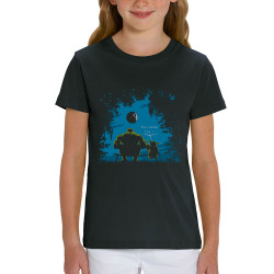 T-shirt enfant coton bio noir Hulk Father (Trabe,Humour,Films/Séries,Star Wars)