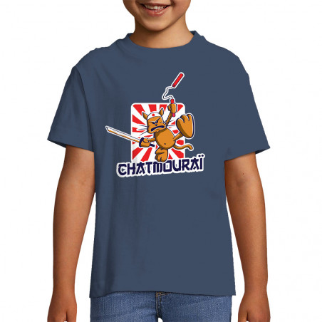 Tee-shirt enfant "Chatmouraï"