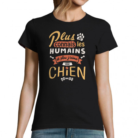T-shirt femme "Mon chien"