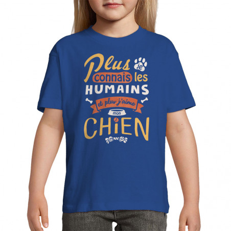 T-shirt enfant "Mon chien"