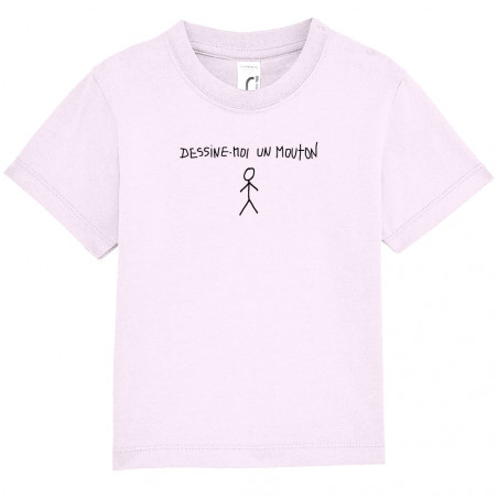 T-shirt bébé "Dessine moi...