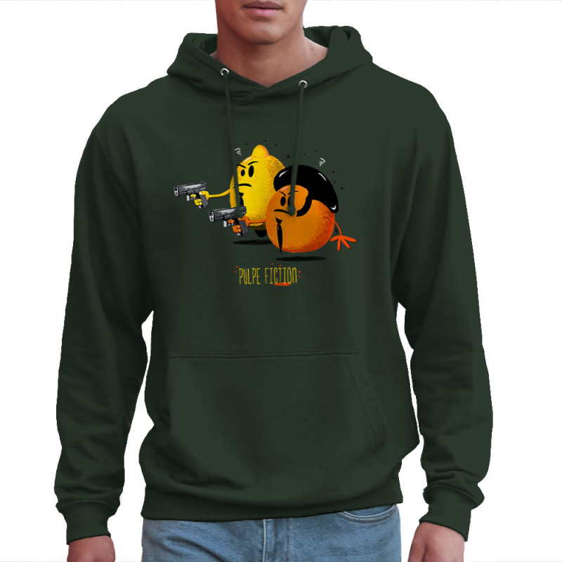 Sweat homme à capuche vert foncé Pulpe Fiction (Gondrax,Fruits & Légumes,Films/Séries)