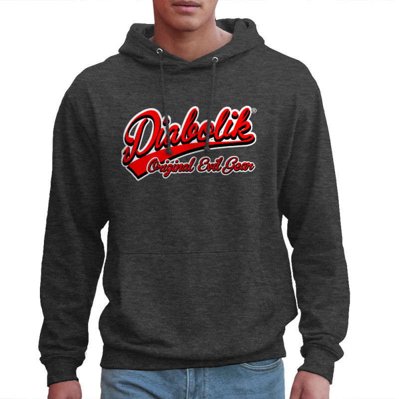 Sweat homme à capuche gris anthracite Diabolik - Baseball (Diabolik)
