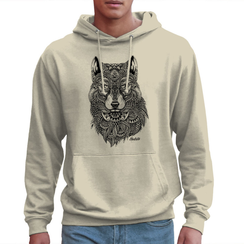 Sweat homme à capuche  Bad River - The Wolf (Taïry Greene,Bad River,Animaux)