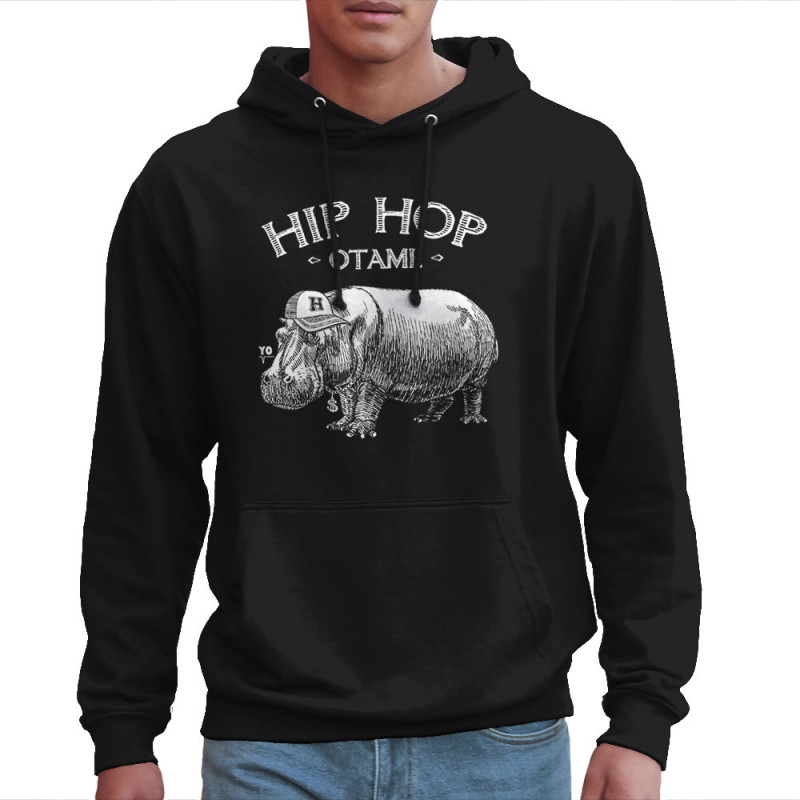 Sweat homme à capuche noir Hip Hop Otame (Gondrax,Animaux,Humour,Les Bébêtes)