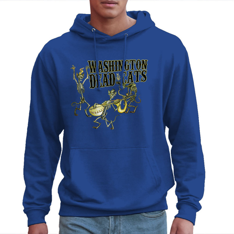 Sweat homme à capuche bleu royal Washington Dead Cats - Dead Cats Band (Washington Dead Cats)