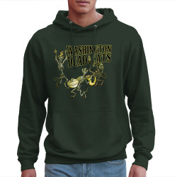 Sweat homme à capuche vert foncé Washington Dead Cats - Dead Cats Band (Washington Dead Cats)