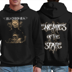 Sweat homme à capuche noir Black Bomb A - Enemies Of The State (Black Bomb A)