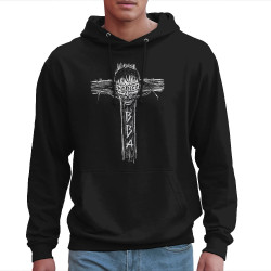 Sweat homme à capuche noir Black Bomb A - Addict (Black Bomb A)