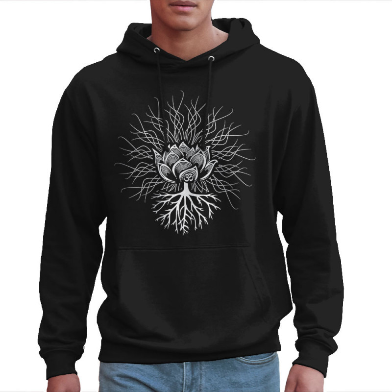 Sweat homme à capuche noir Ohm Pagan (Gondrax,Ethnique)