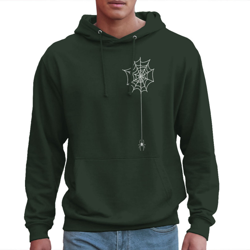 Sweat homme à capuche vert foncé Toile & araignée (Gondrax,Zombies,Animaux)