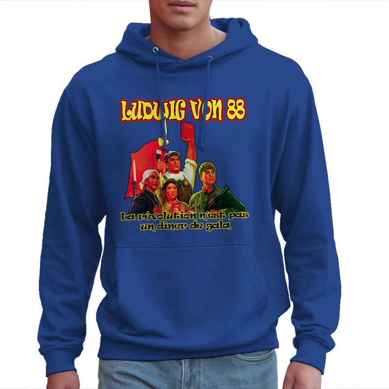 Sweat homme à capuche bleu royal Ludwig Von 88 - La révolution (Ludwig Von 88)