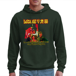 Sweat homme à capuche vert foncé Ludwig Von 88 - La révolution (Ludwig Von 88)