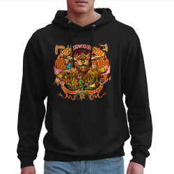 Sweat homme à capuche noir Ludwig Von 88 - Diner de gala (Ludwig Von 88)