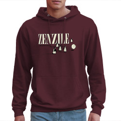 Sweat homme à capuche bordeaux Zenzile - Sound Patrol (Zenzile)