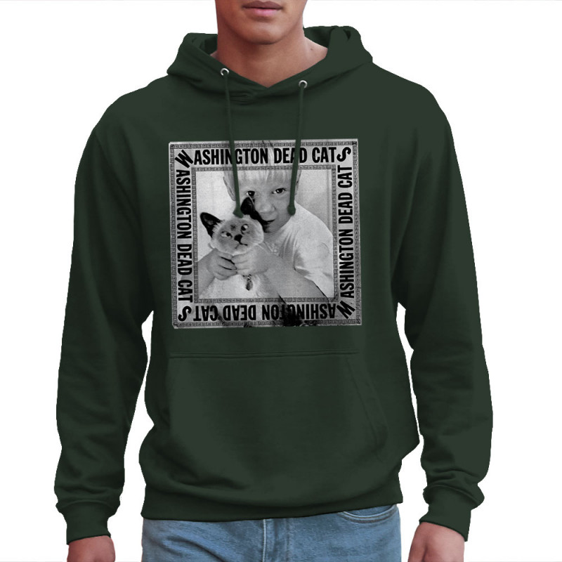 Sweat homme à capuche vert foncé Washington Dead Cats - First EP (Washington Dead Cats)