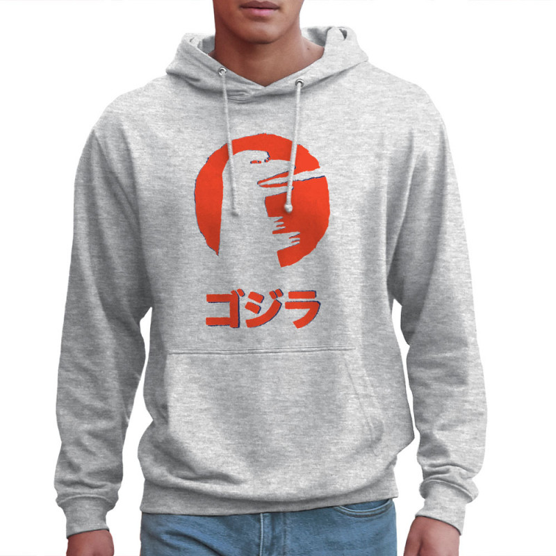 Sweat homme à capuche gris chiné clair Vintage Godzilla (Alex Kidd,Films/Séries,Manga Kawaï japan)