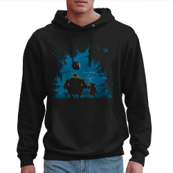 Sweat homme à capuche noir Hulk Father (Trabe,Humour,Films/Séries,Star Wars)