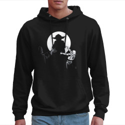 Sweat homme à capuche noir Dark Ombre (Trabe,Jeux Vidéo / Geek,Films/Séries,Humour,Star Wars)