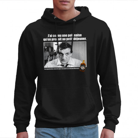 Sweat homme à capuche noir Une polonaise (Films/Séries,Les Tontons Flingueurs)