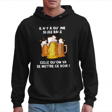 Sweat homme à capuche "Une...