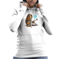 Sweat femme à capuche blanc Chewbacca Blues (Le Duc,Films/Séries,Star Wars)