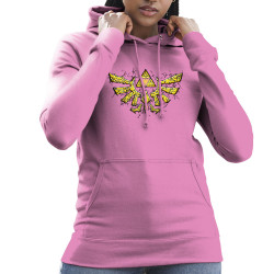 Sweat femme à capuche rose Triforce Stone (Le Duc,Jeux Vidéo / Geek)