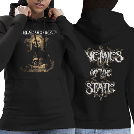 Sweat femme à capuche noir Black Bomb A - Enemies Of The State (Black Bomb A)