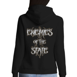 Sweat femme à capuche noir Black Bomb A - Enemies Of The State (Black Bomb A)