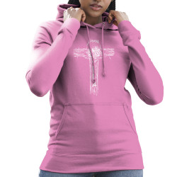 Sweat femme à capuche rose Black Bomb A - Addict (Black Bomb A)
