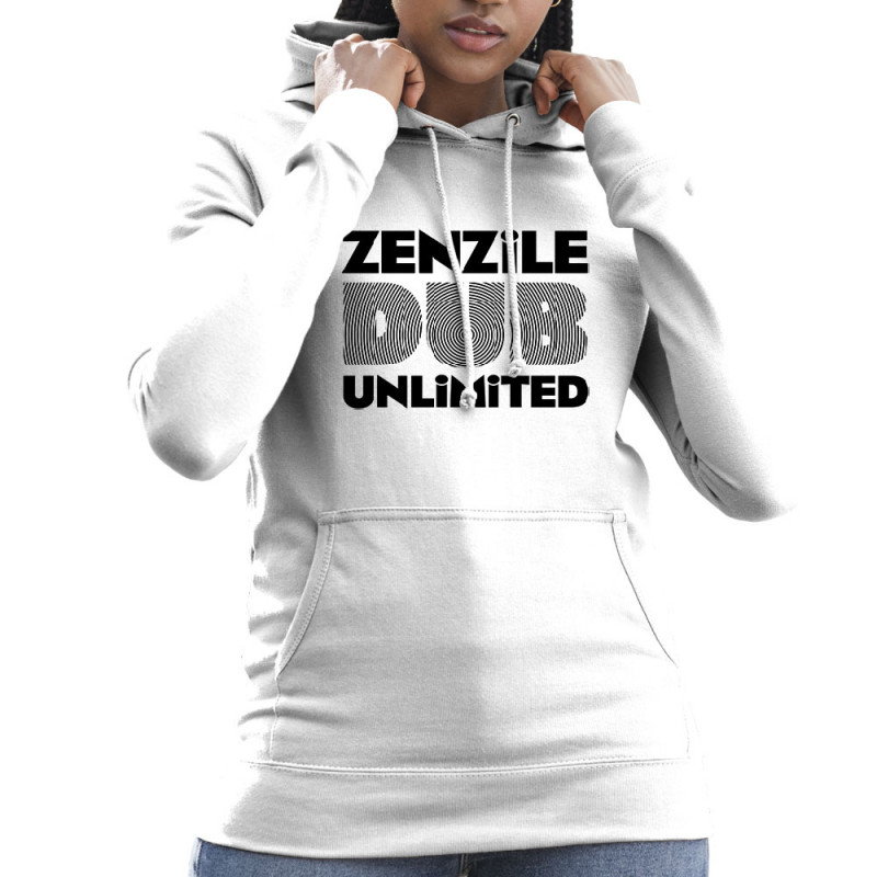 Sweat femme à capuche blanc Zenzile - Dub Unlimited (Zenzile)